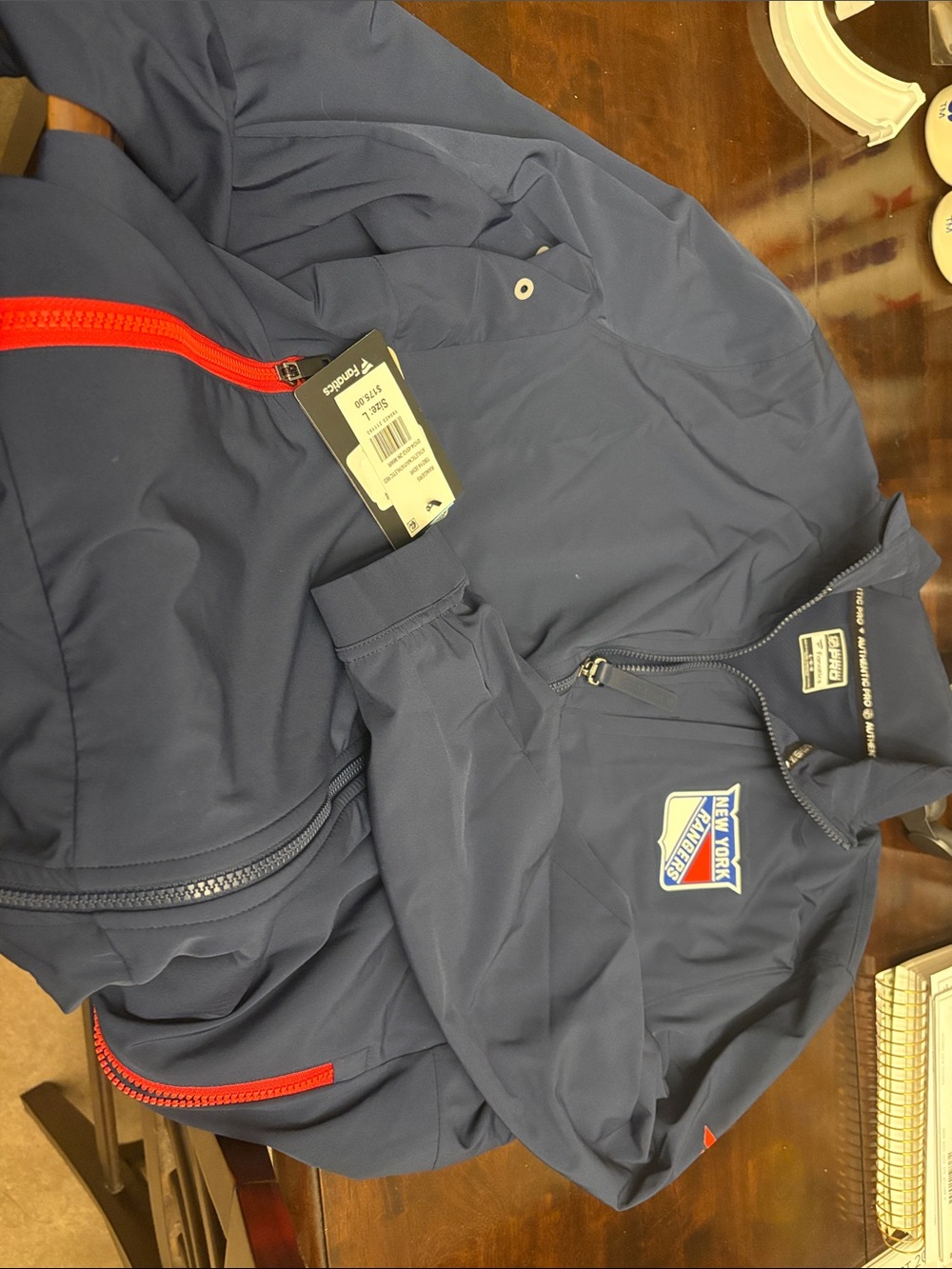 Men's Fabletics New York Rangers Navy Softshell Jacket